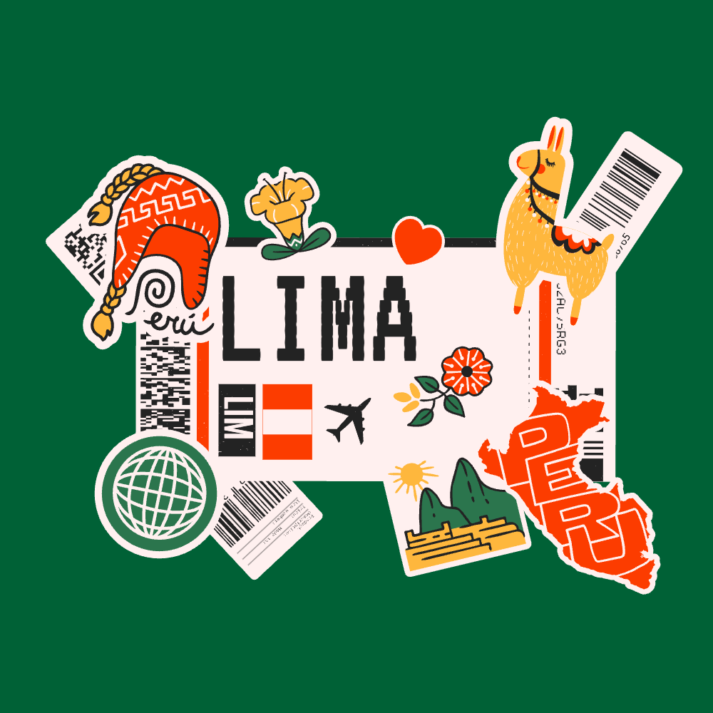 Lima Boarding Pass editable t-shirt template | Create Designs