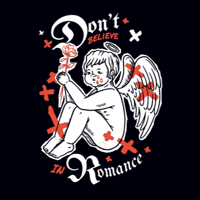 Anti love angel editable t-shirt template