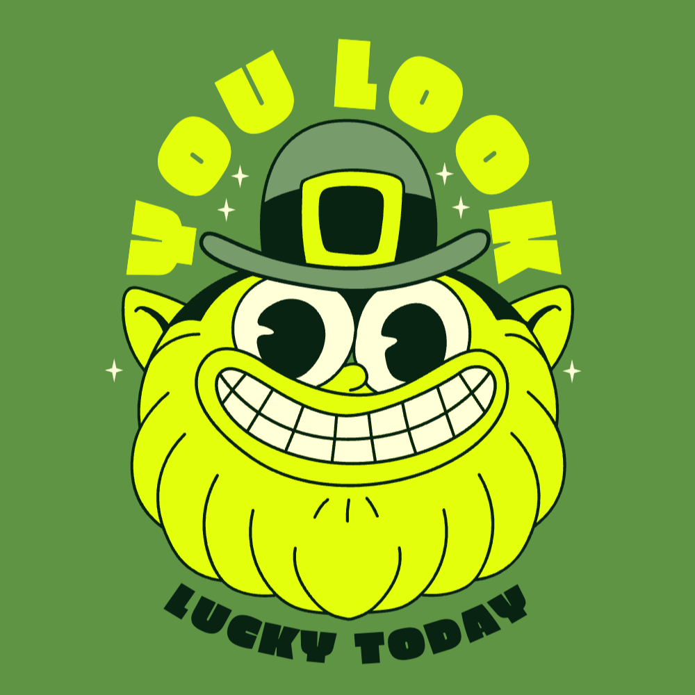 Lucky leprechaun editable t-shirt template | Create Designs