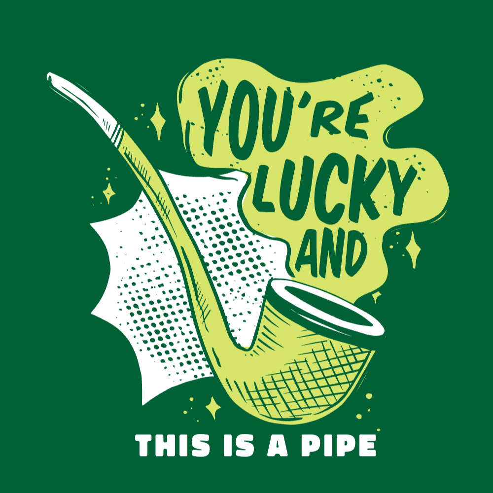 Lucky pipe editable t-shirt design template | Create Merch