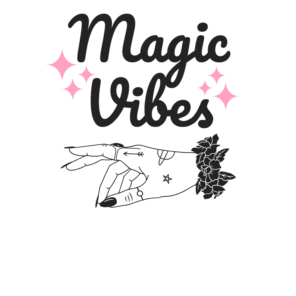 Magic vibes witch hand editable t-shirt template | T-Shirt Maker