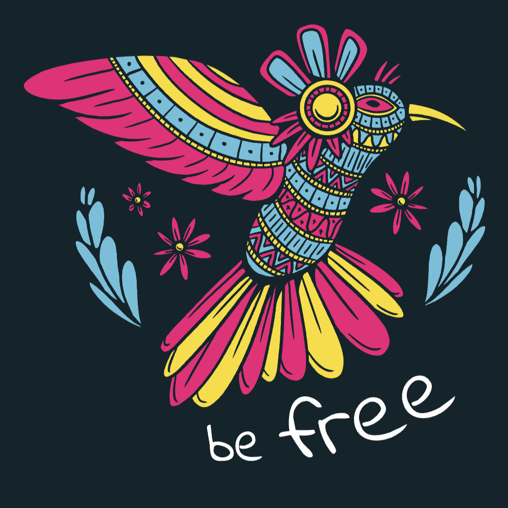 Mandala bird editable t-shirt template | Create Online