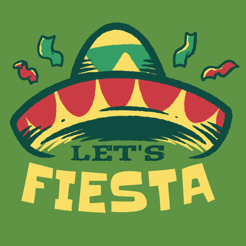 Mexican hat editable t-shirt template | Create Merch Online