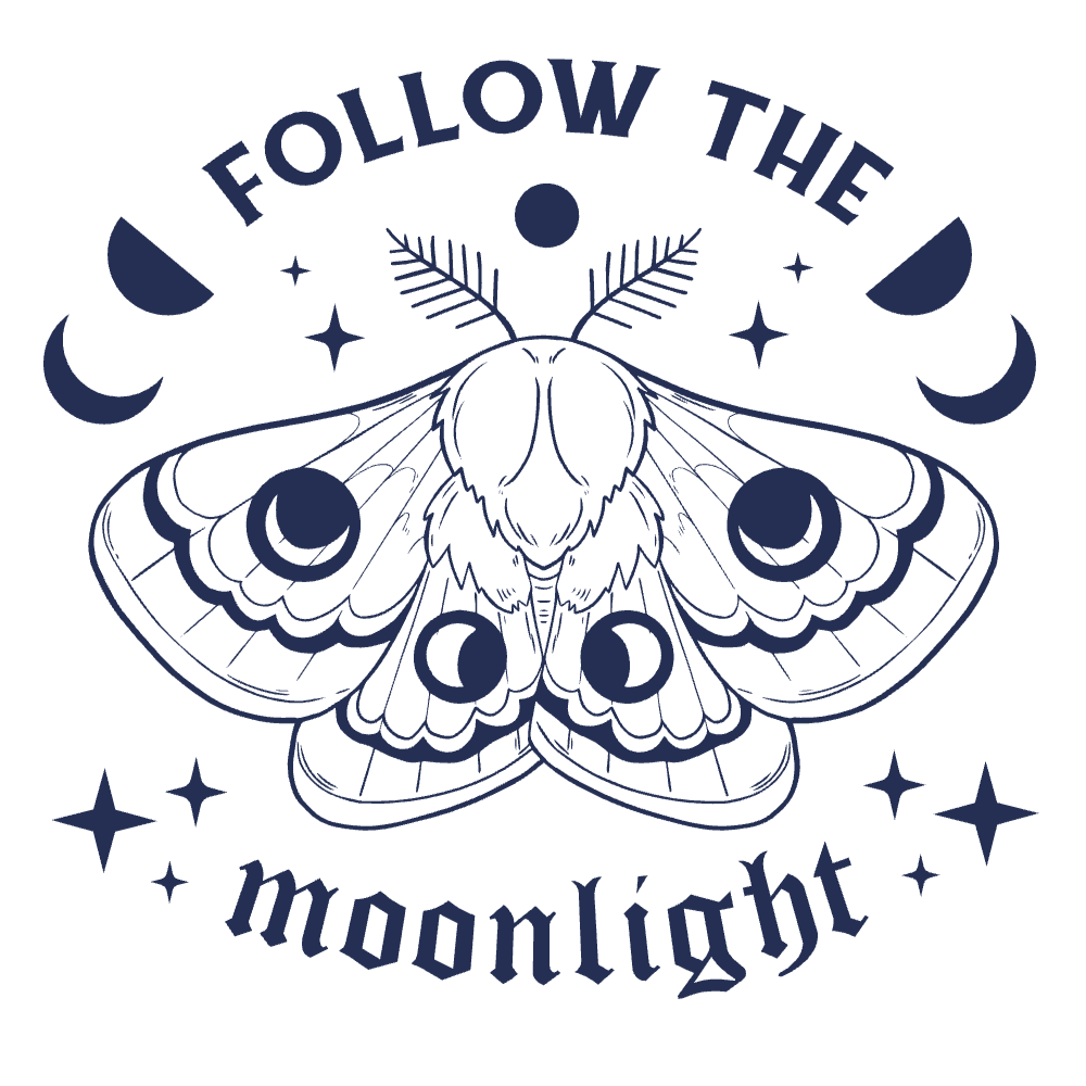 Moon moth editable t-shirt template | Create Merch Online