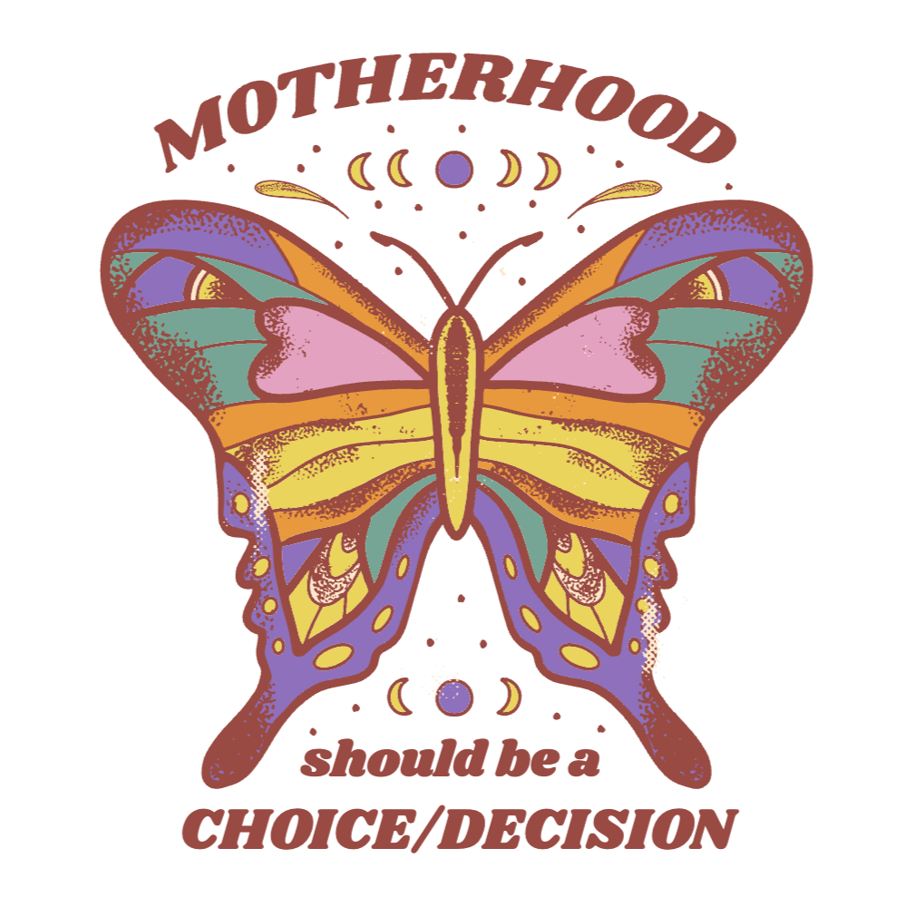 Motherhood butterfly editable t-shirt template | Create Merch Online