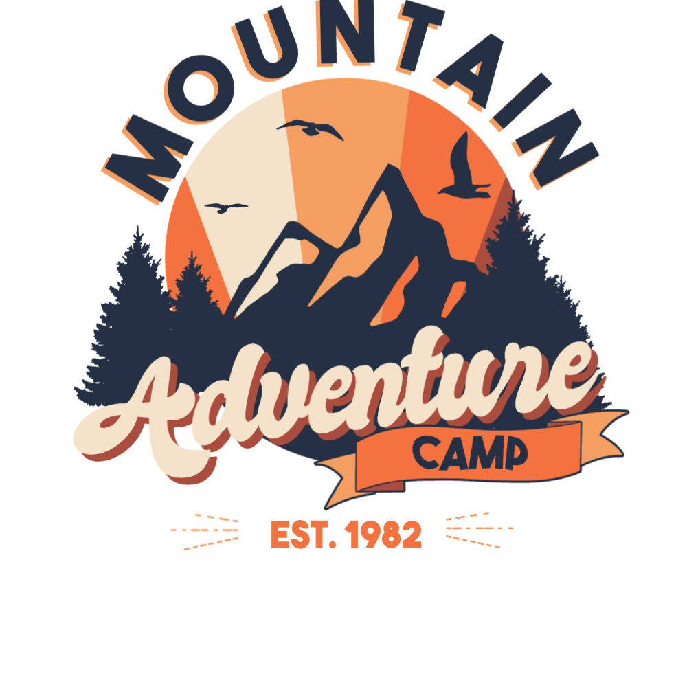 Mountain adeventure editable t-shirt template