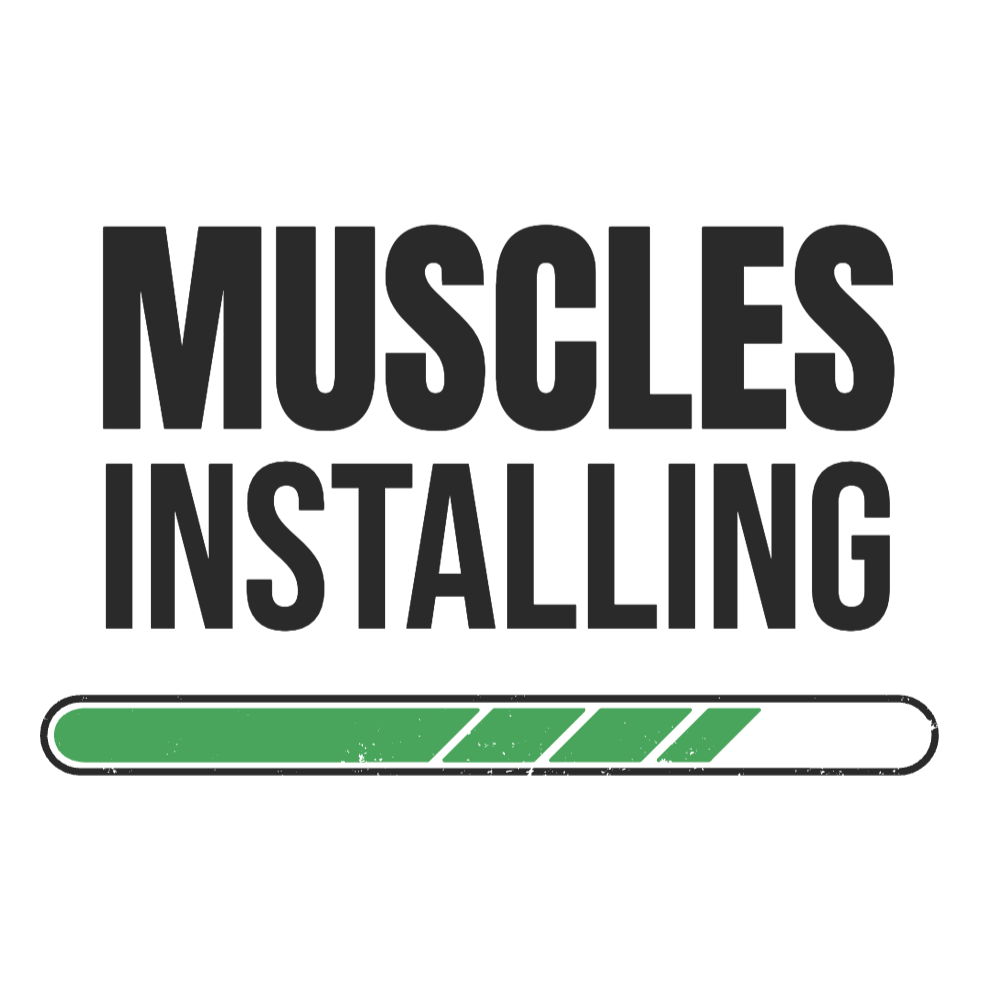 Muscles installing t-shirt template editable | Create Designs