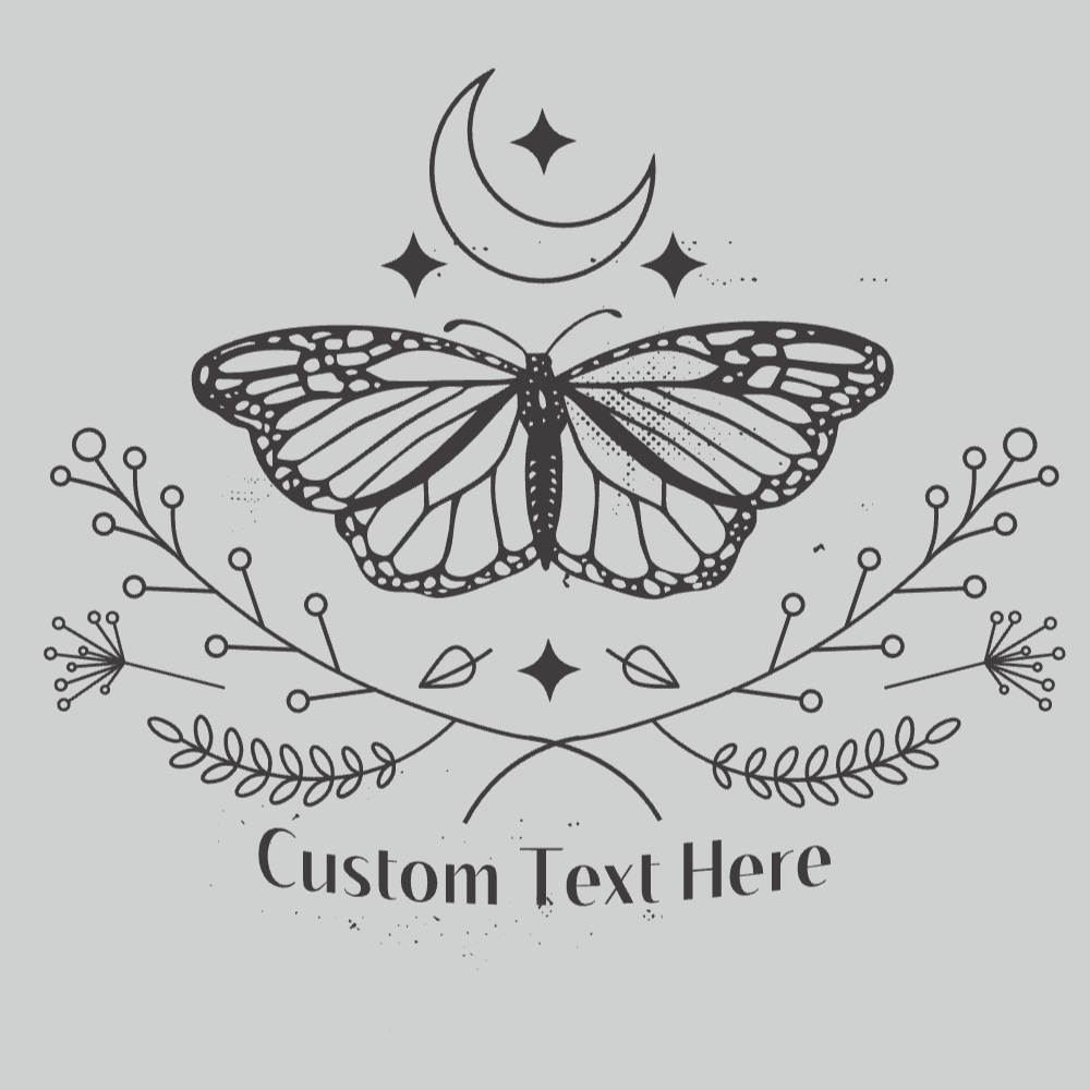 Mystical butterfly editable t-shirt template | Create Online
