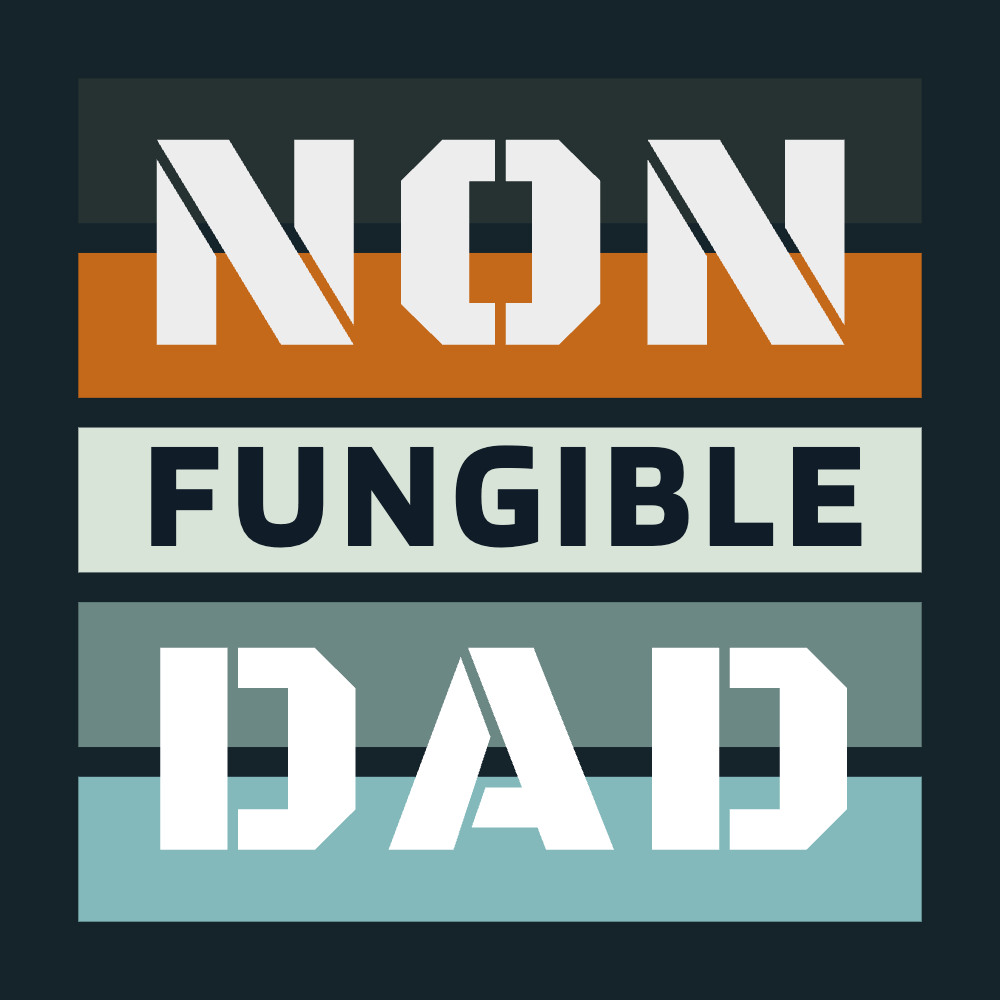NFT non fungible dad editable t-shirt template | Create Merch Online