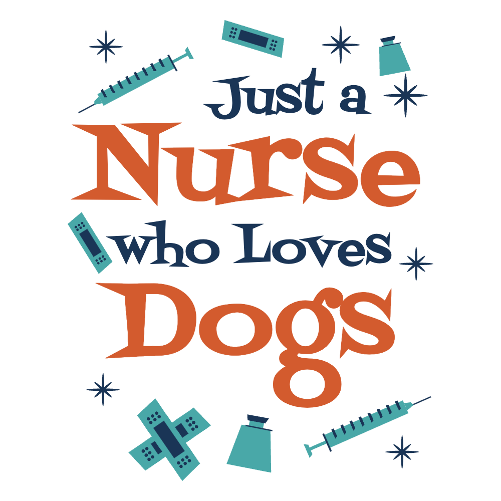 Nurse loves dogs editable t-shirt template | Create Online