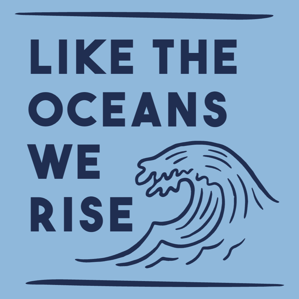 Oceans quote editbale t-shirt template | Create Merch Online