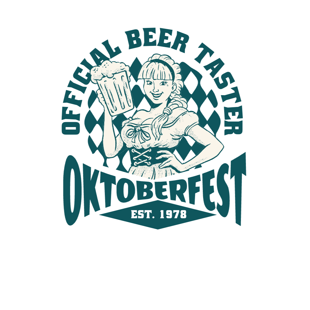 Oktoberfest waitress editable t-shirt template | Create Online