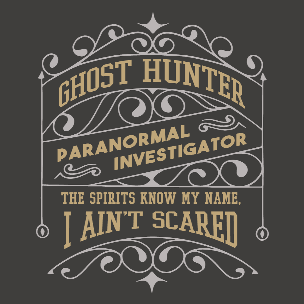 Paranormal hunter editable t-shirt template | Create Online