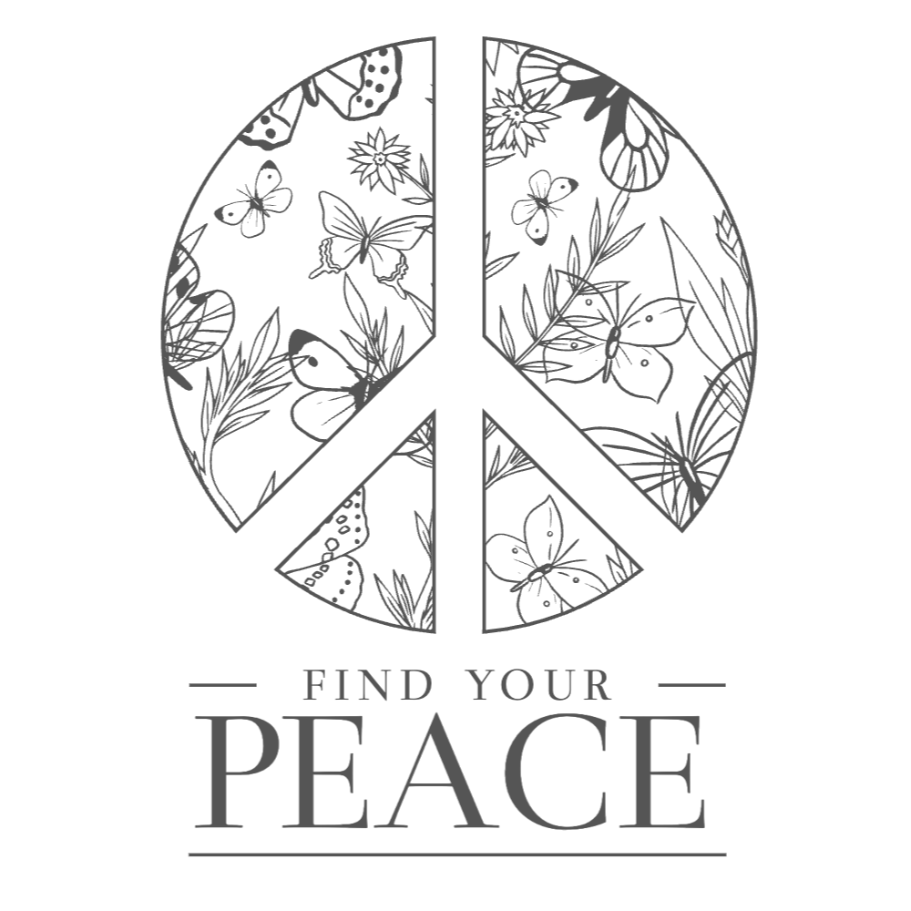 Peace sign butterflies t-shirt template editable | T-Shirt Maker