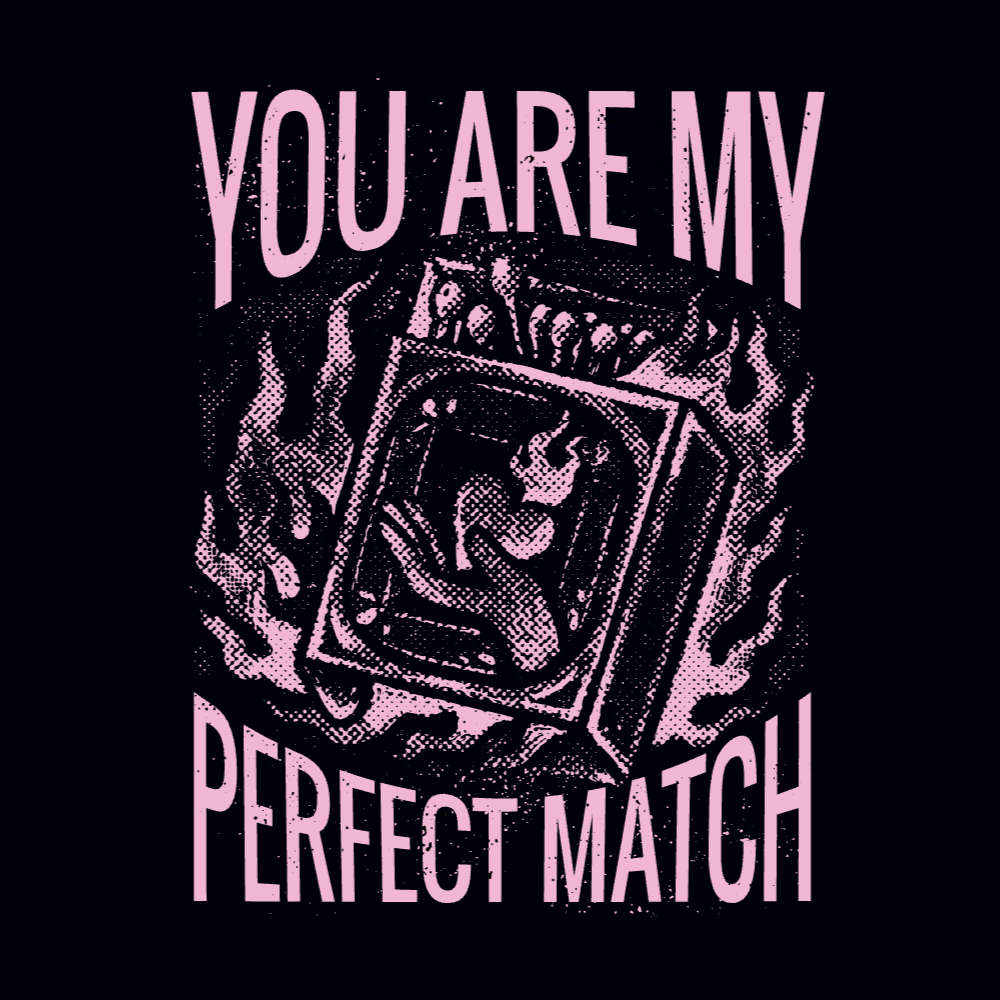 Perfect match editable t-shirt template