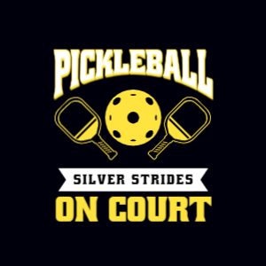 Pickleball court badge editable t-shirt template