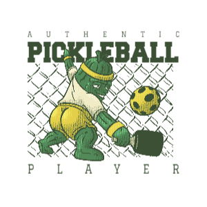 Pickleball player editable t-shirt template