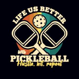 Pickleball retro sunset editable t-shirt template