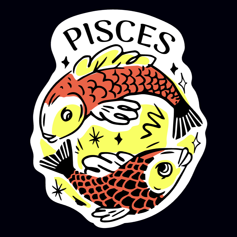 Pisces zodiac editable t-shirt template | Create Merch