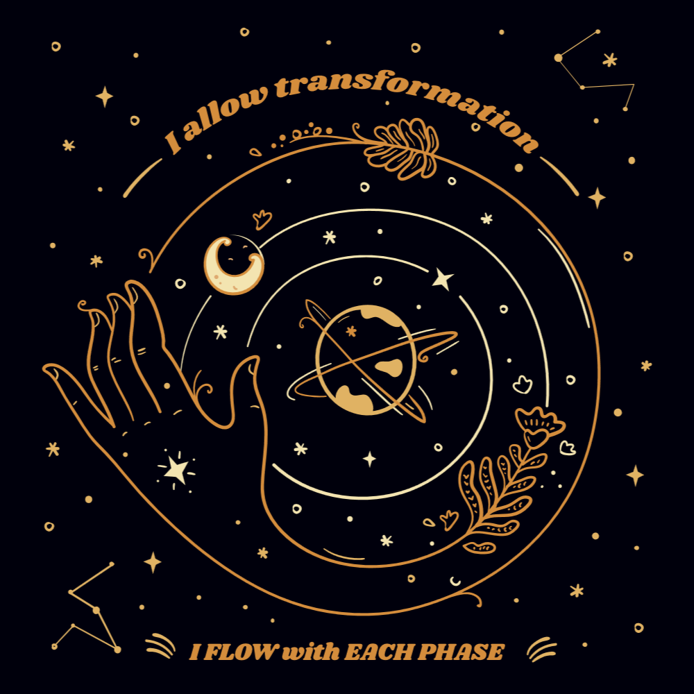Planet hand constellation editable t-shirt templat | Create Merch