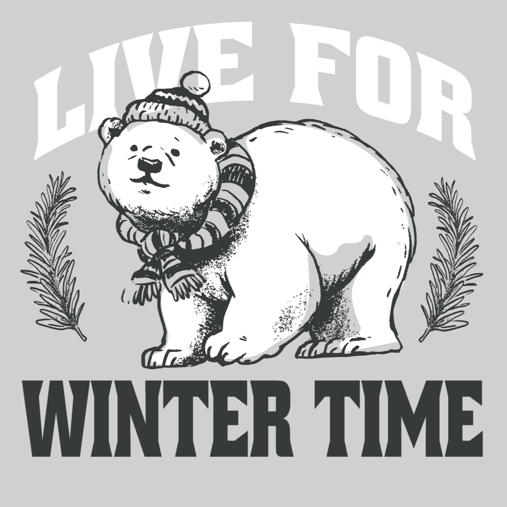 Polar bear animal editable t-shirt template | Create Designs