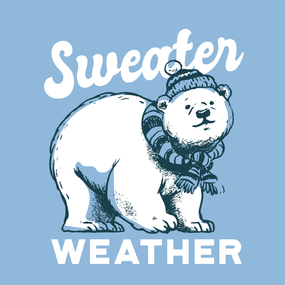 Polar bear editable t-shirt template | Create Merch