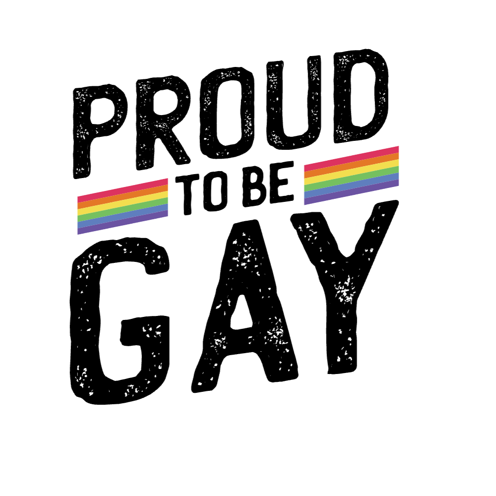 Proud to be gay editable t-shirt template | Create Merch Online