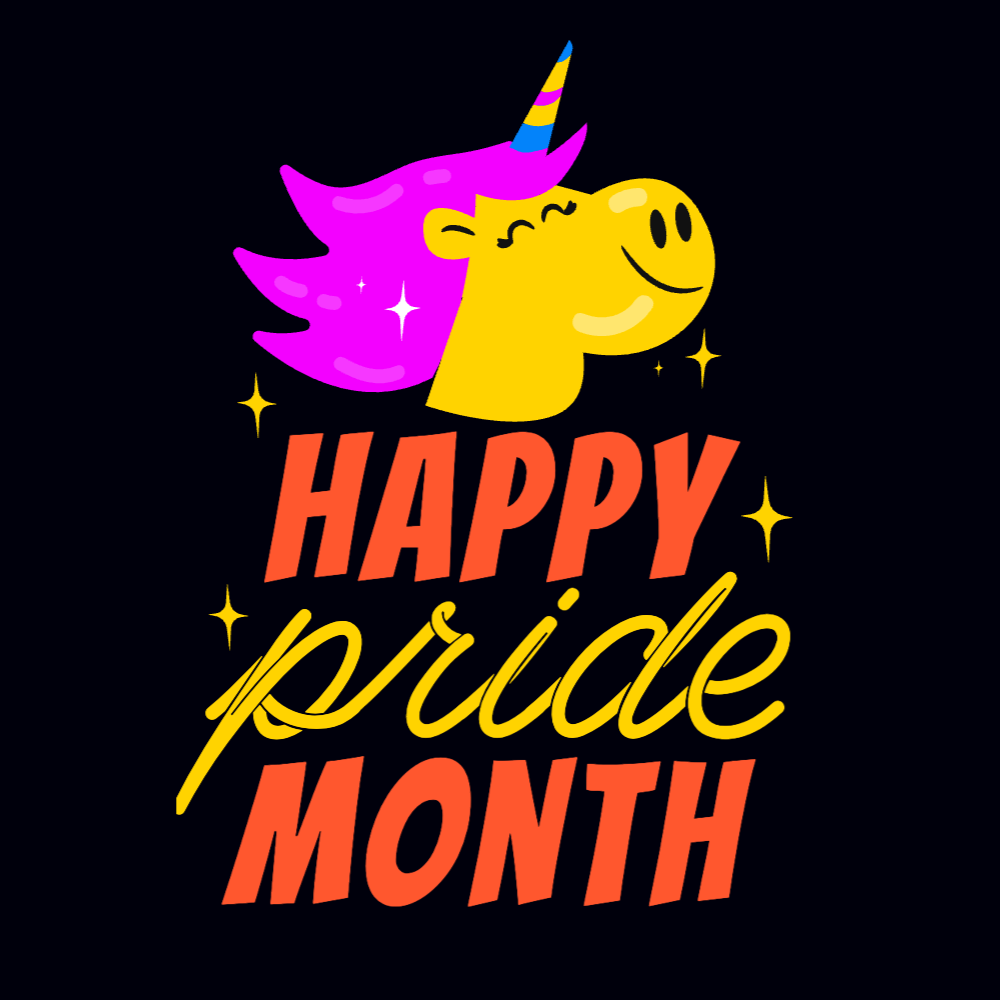 Proud unicorn t-shirt template editable | Create Online