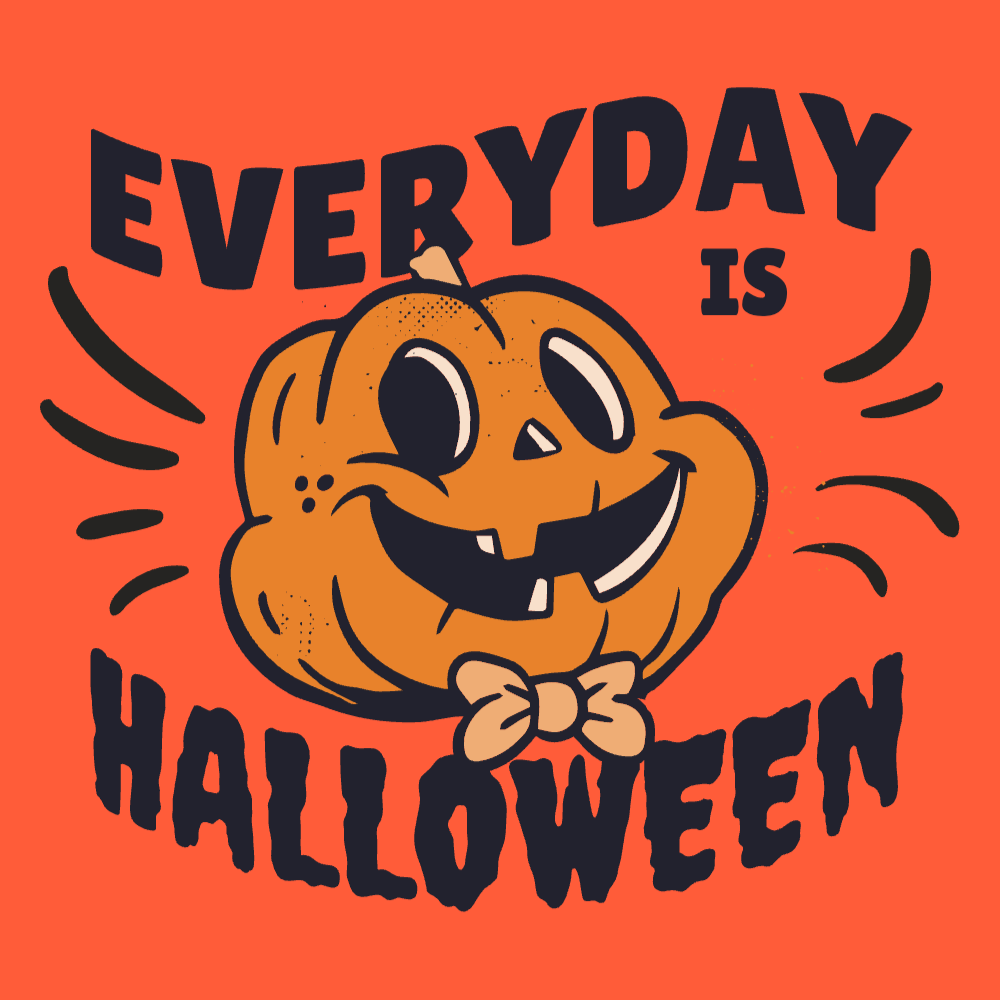 Pumpkin cartoon editable t-shirt template | Create Merch