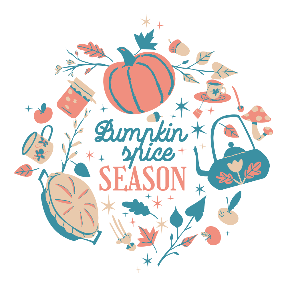 Pumpkin season editable t-shirt template | Create Merch