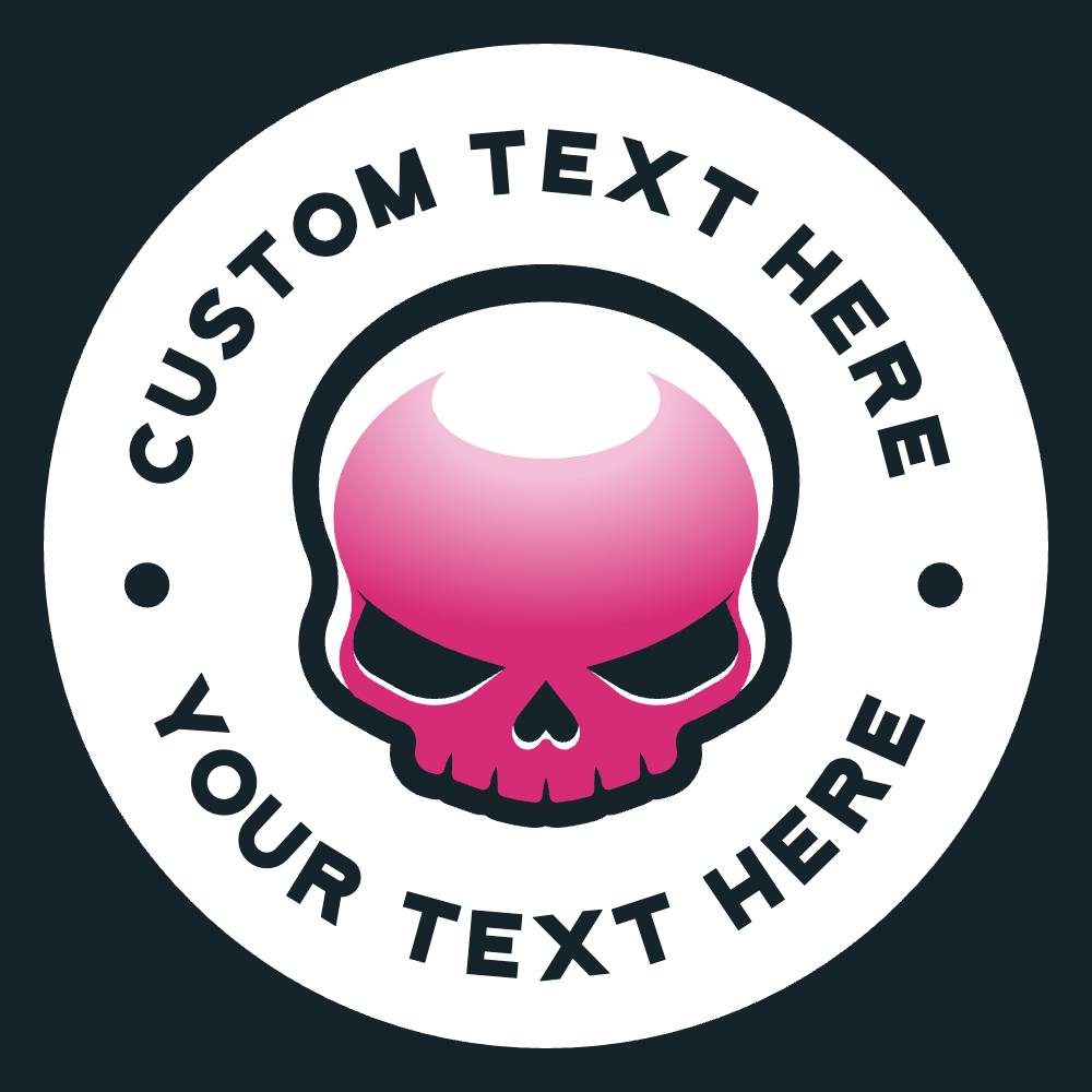 Punk skull editable t-shirt template | Create Merch Online