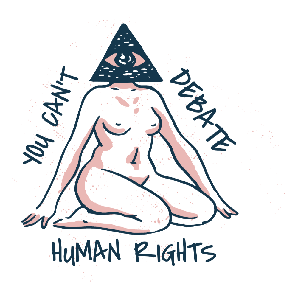Pyramid head feminist editable t-shirt template | Create Merch Online
