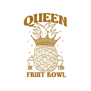 Queen pineapple editable t-shirt template