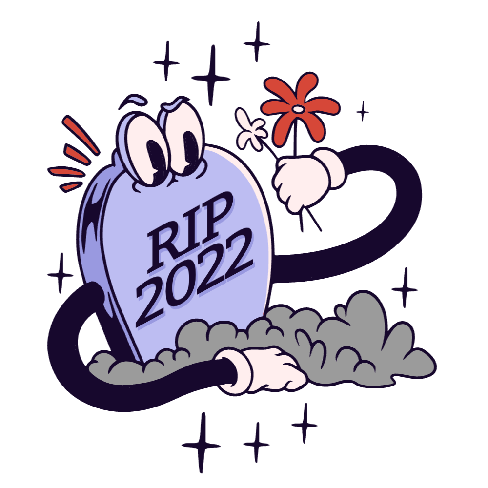 RIP 2022 grave editable t-shirt template