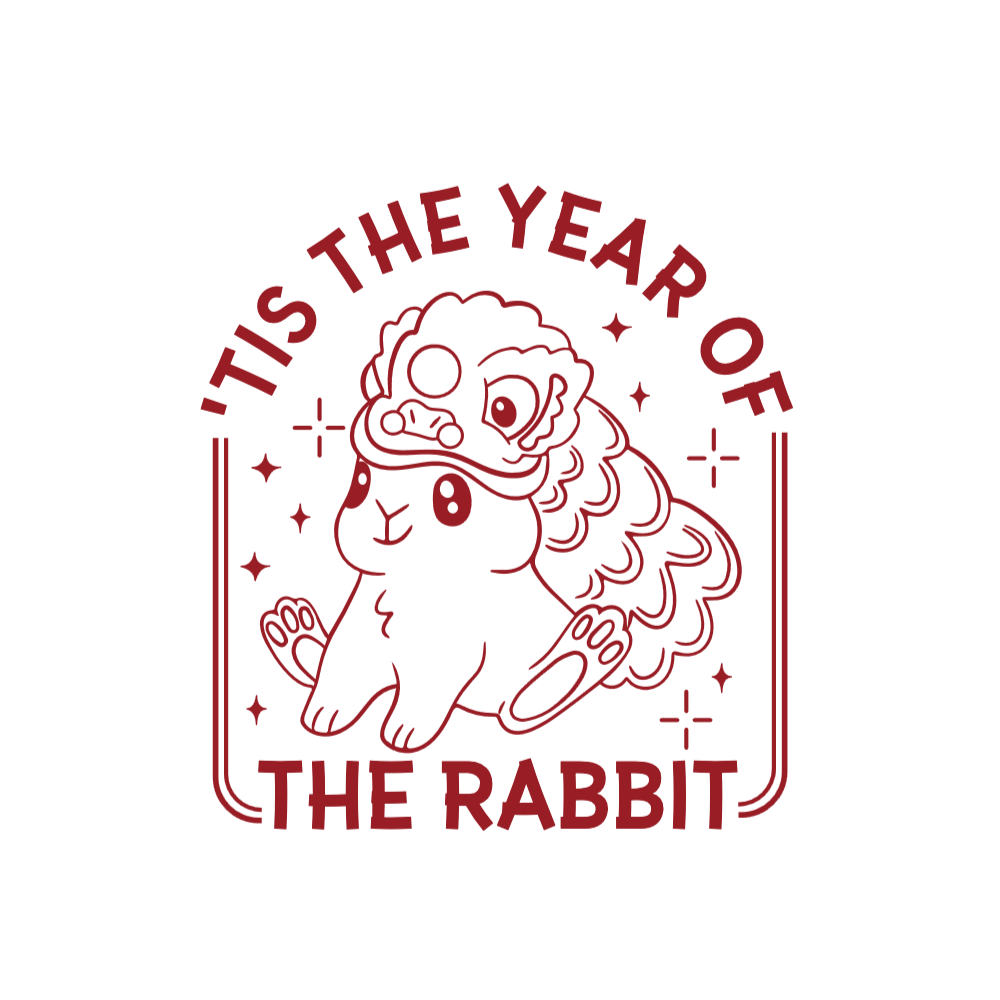 Rabbit year editable t-shirt template | Create Merch