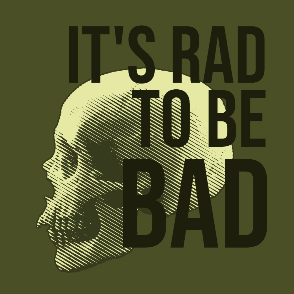 Rad Skull Editable T-Shirt Template | Create Designs