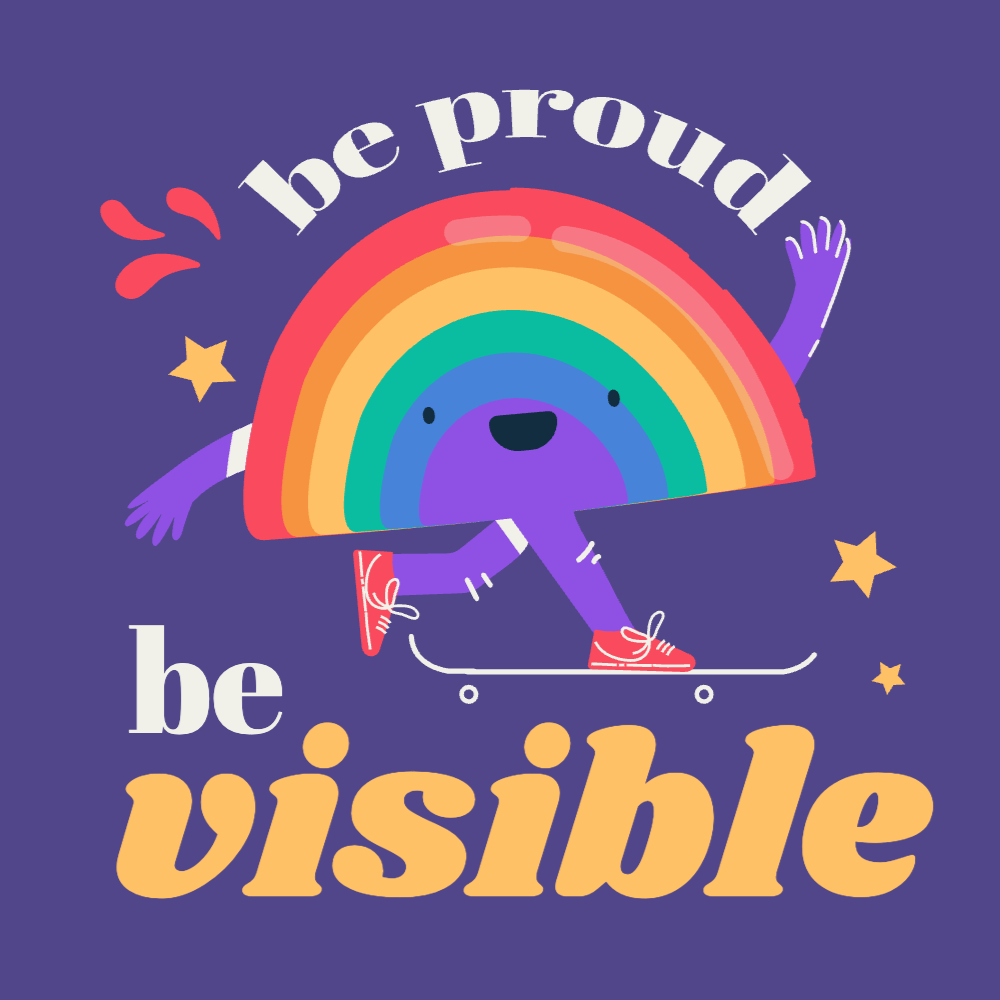 Rainbow pride lgbt editable t-shirt template | T-Shirt Maker