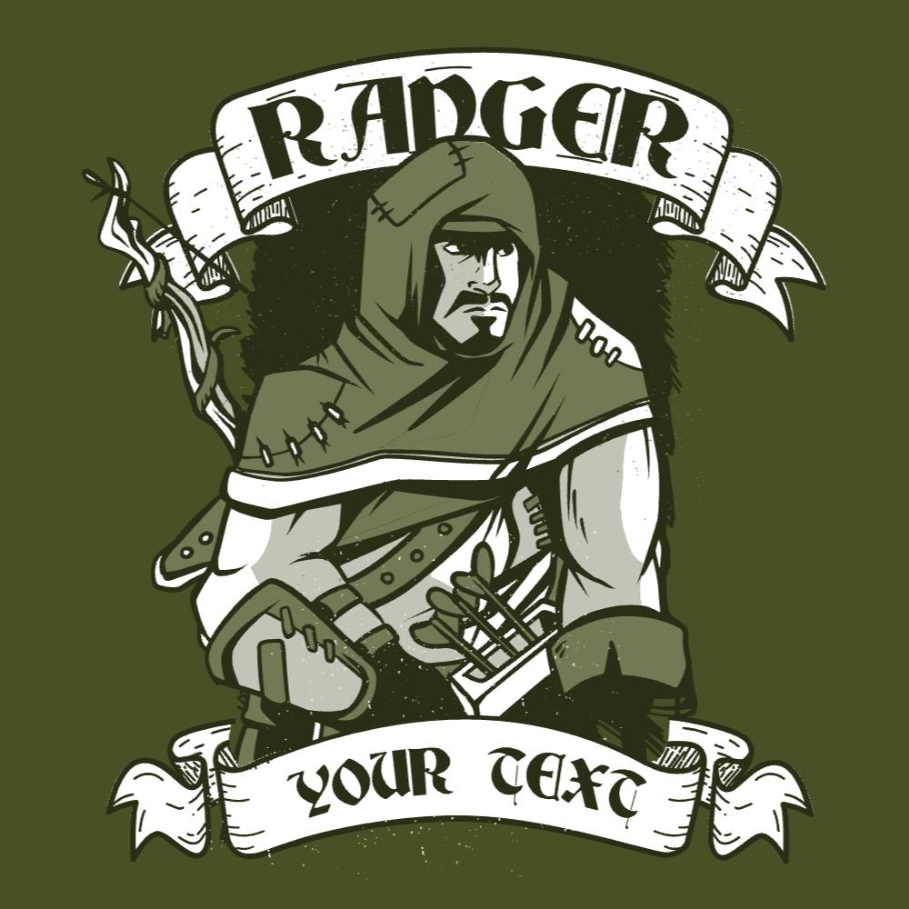 Ranger editable t-shirt template | Create Online