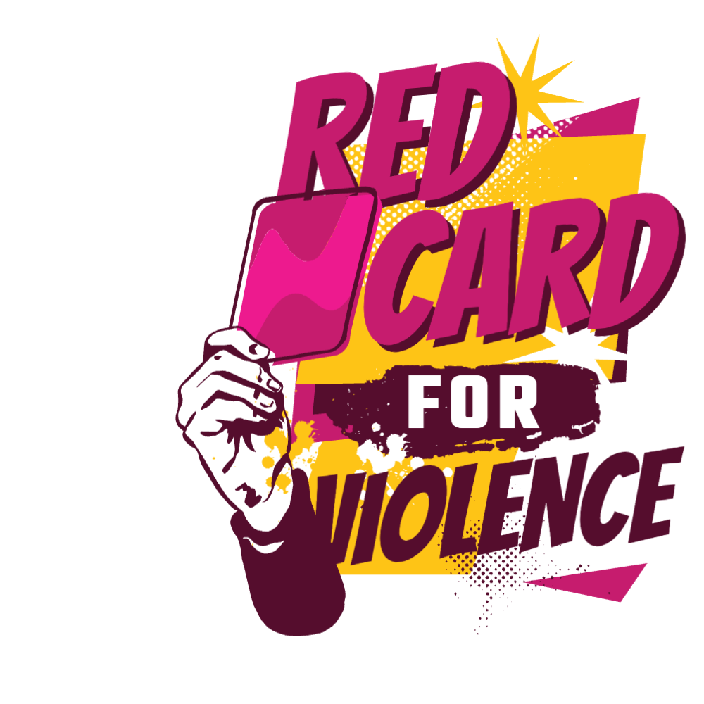 Red card violence editable t-shirt template
