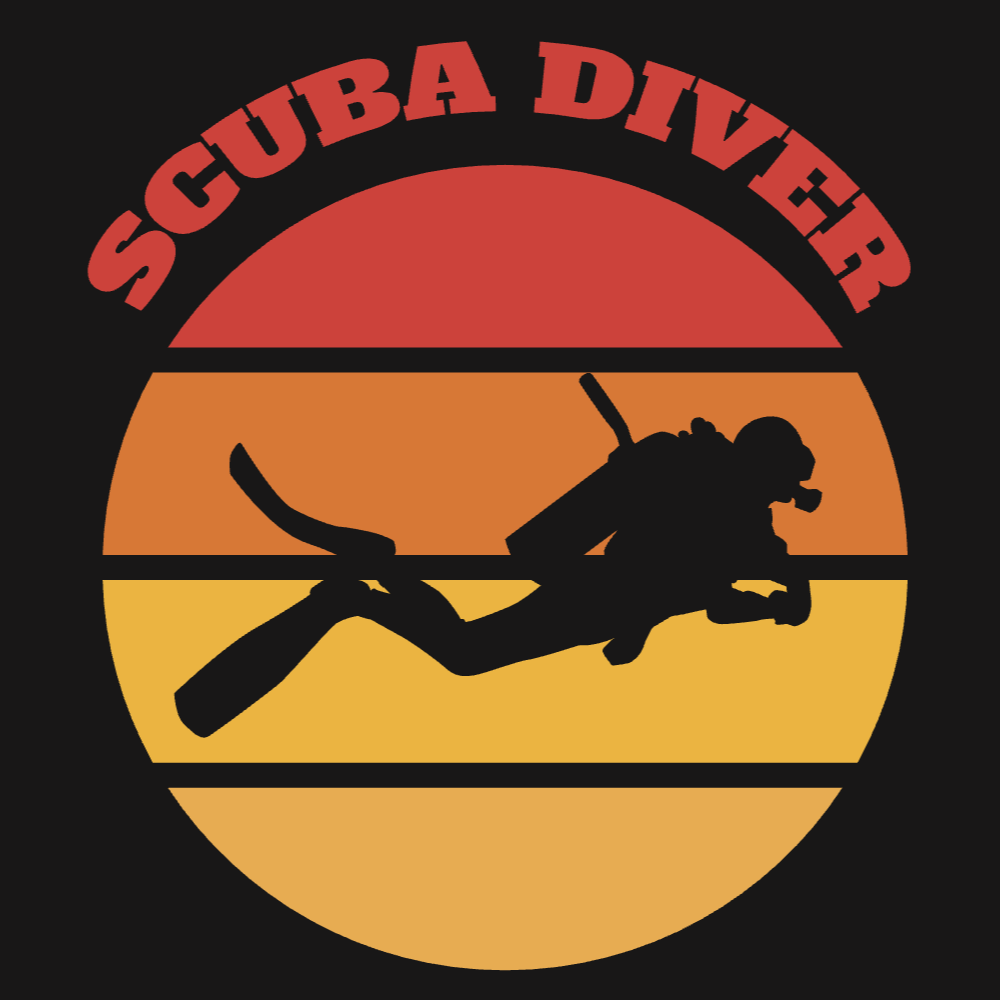 Scuba diver editable t-shirt template | Create Designs