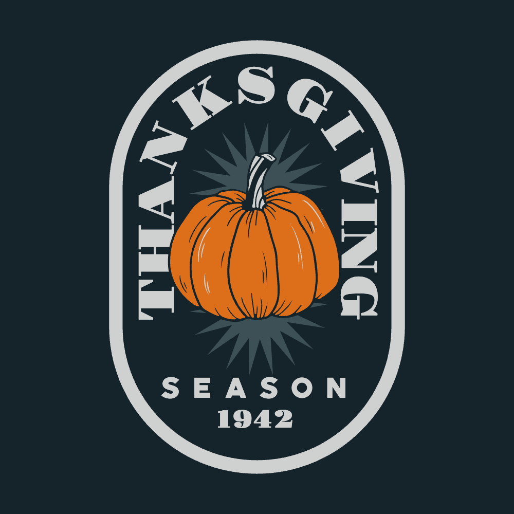 Season pumpkin editable t-shirt template