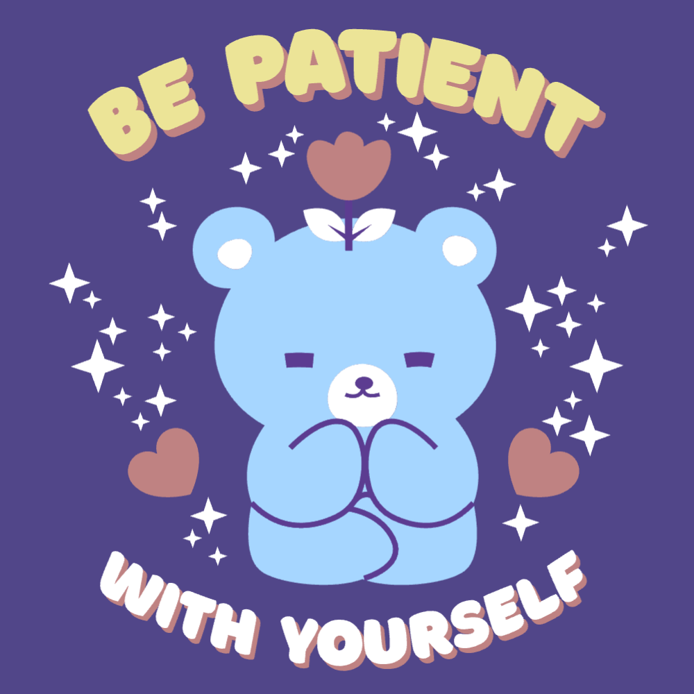 Self love bear editable t-shirt template | Create Merch Online