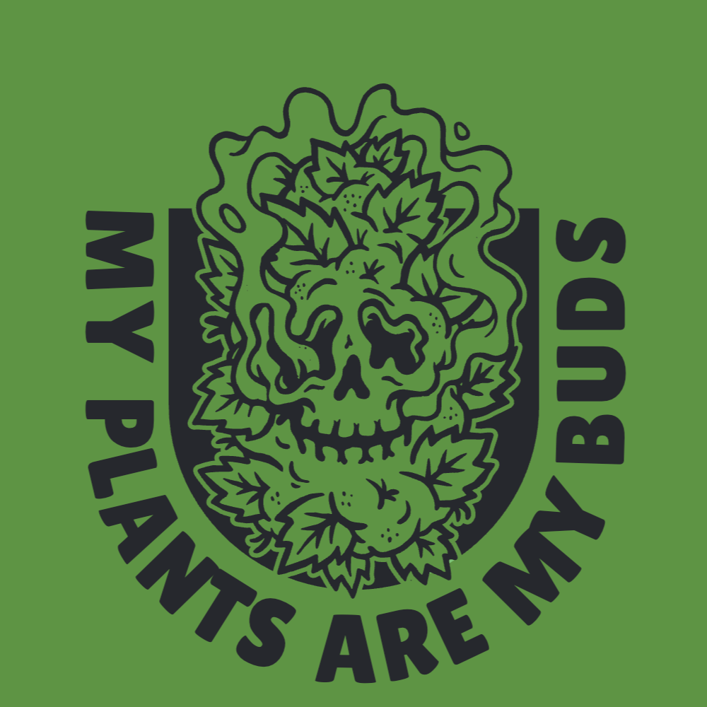 Skull plant editable t-shirt template | Create Online