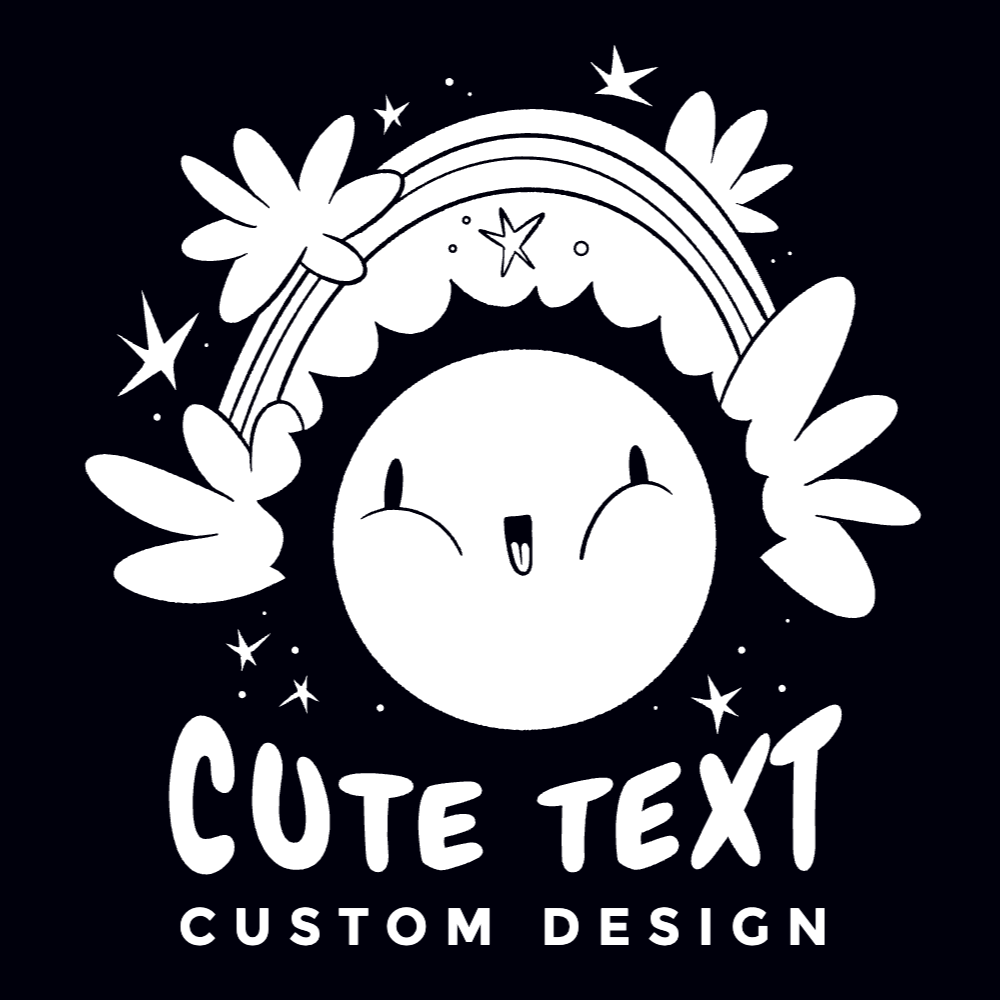 Smiley face rainbow editable t-shirt template | Create Designs
