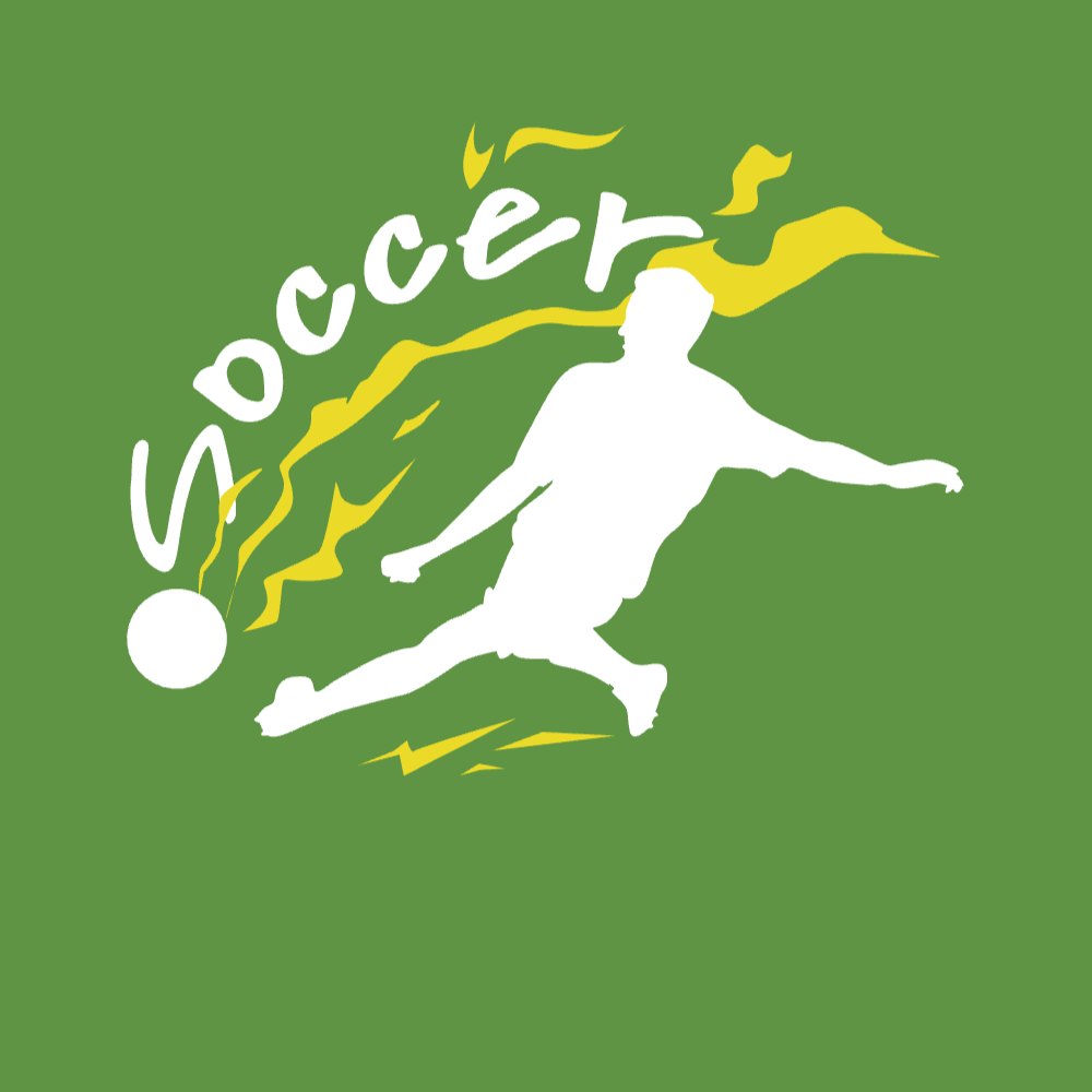 Soccer player silhouette editable t-shirt template | T-Shirt Maker