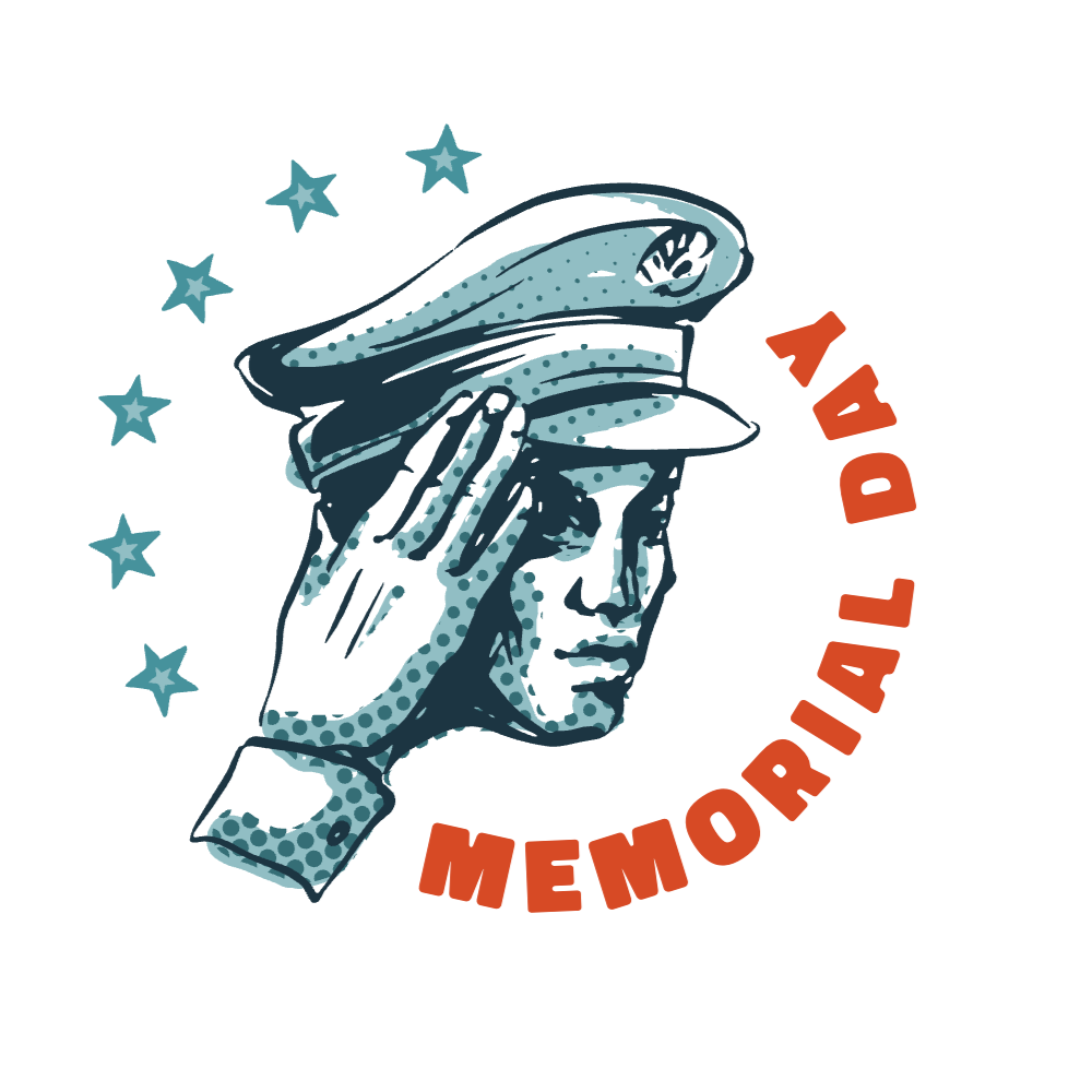 Soldier memorial day t-shirt template editable | Create Merch Online