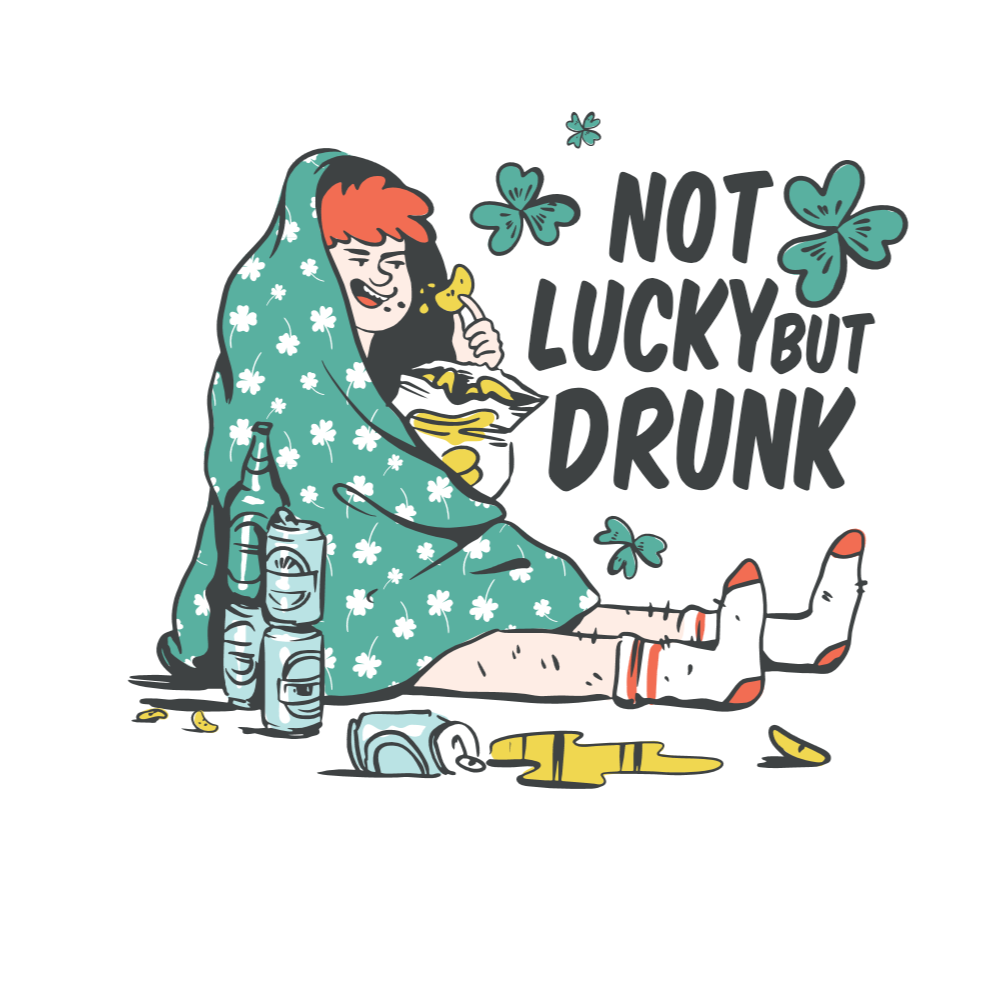 St Patrick's blanket editable t-shirt template