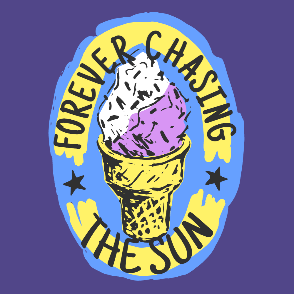 Summer ice cream badge editable t-shirt template | Create Merch Online