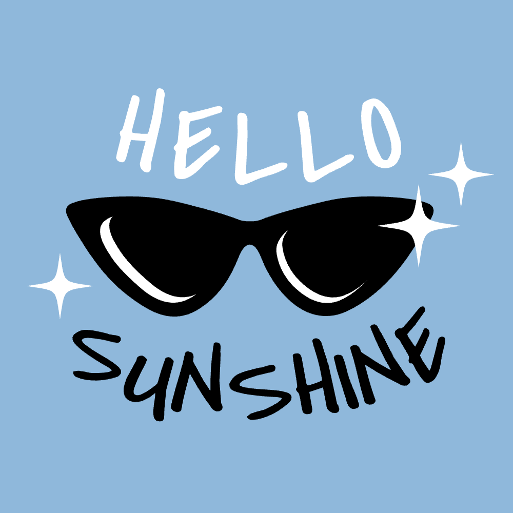 Summer sunshine sunglasses editable t-shirt | Create Designs