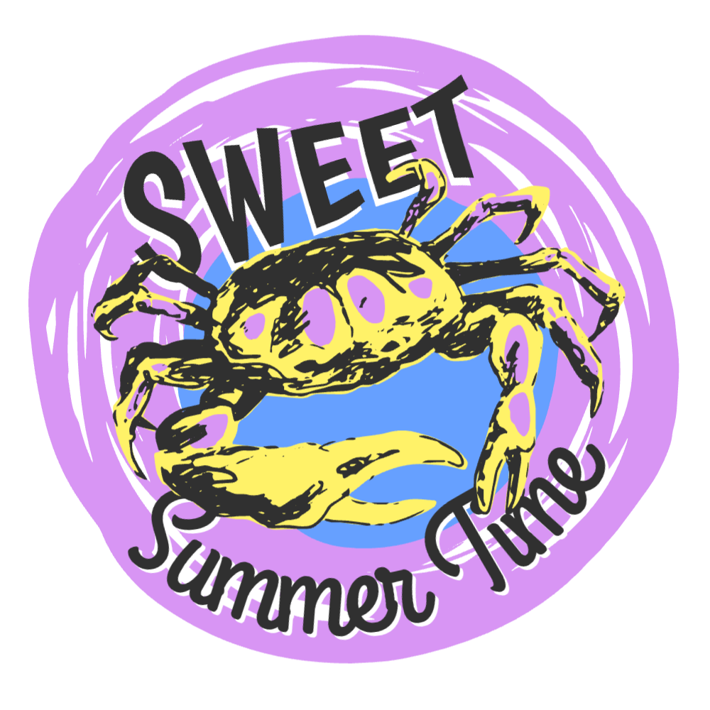 Summertime crab editable t-shirt template | Create Designs